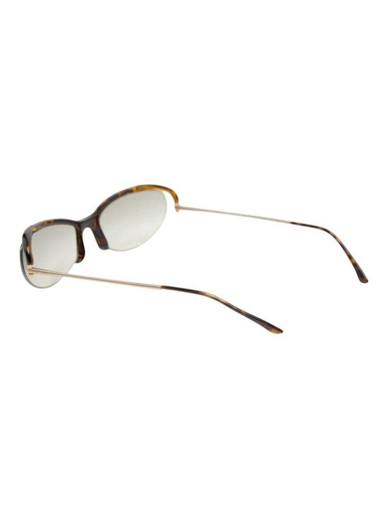 Prada Sunglasses Half Rim Gradient Lens Brown Acetate Metal 1- Eyewear main image 5